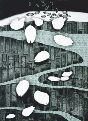 『九段下』　2005　リトグラフ　300×220mm　ed.9