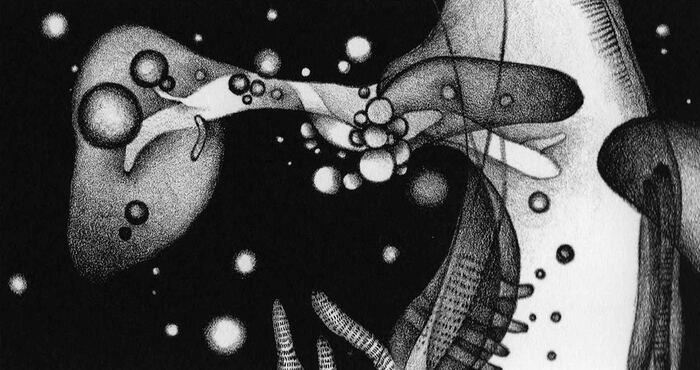 『micro no.28』　2013　リトグラフ